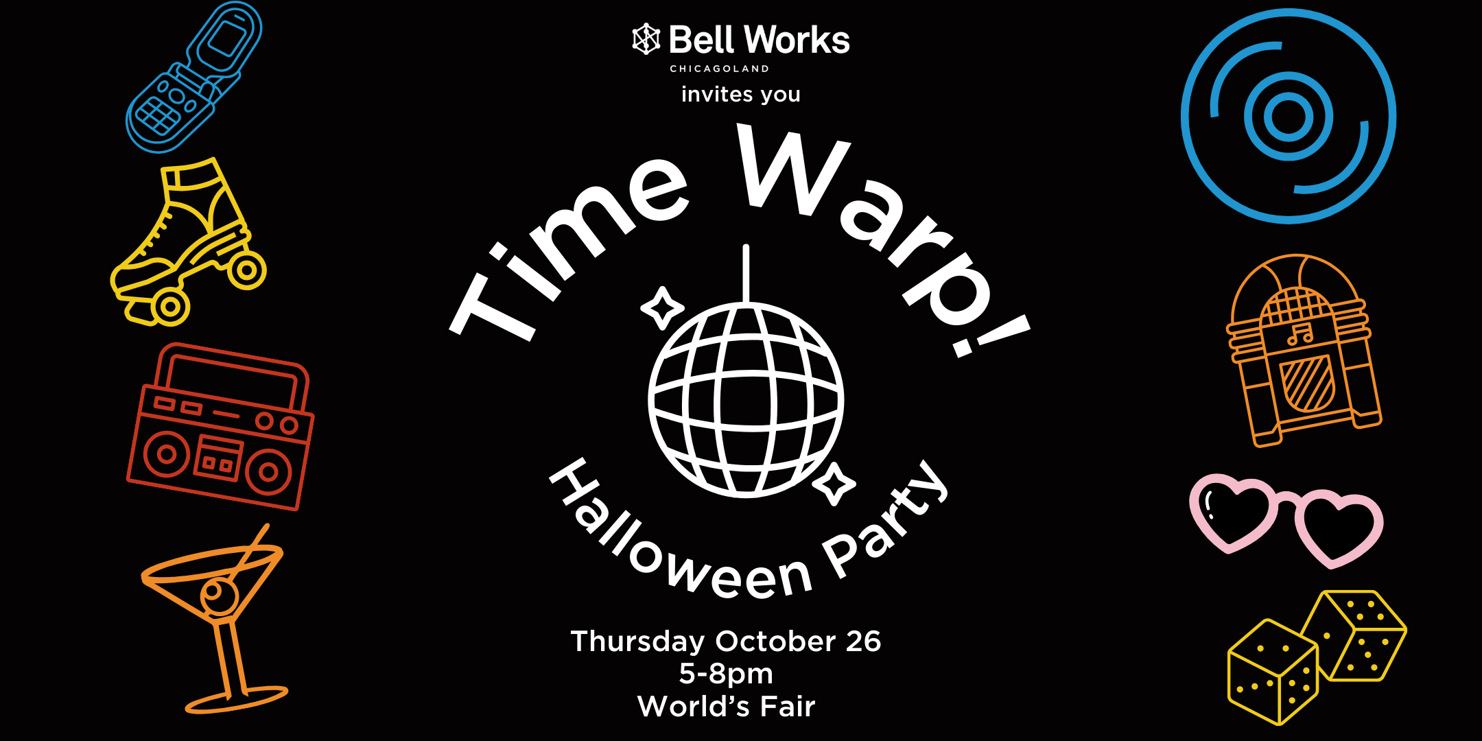 Time Warp! Halloween Party Events at Bell Works