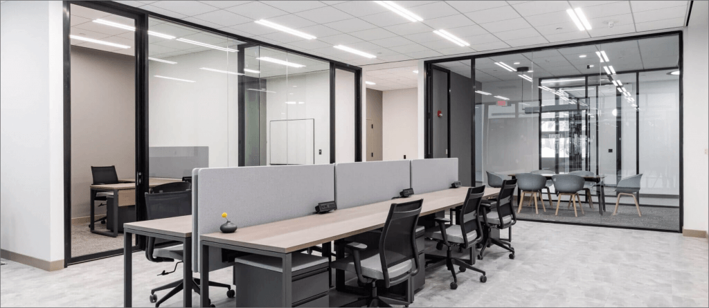 Chicago work and office spaces ranging from 1,000 to 3,600 square feet